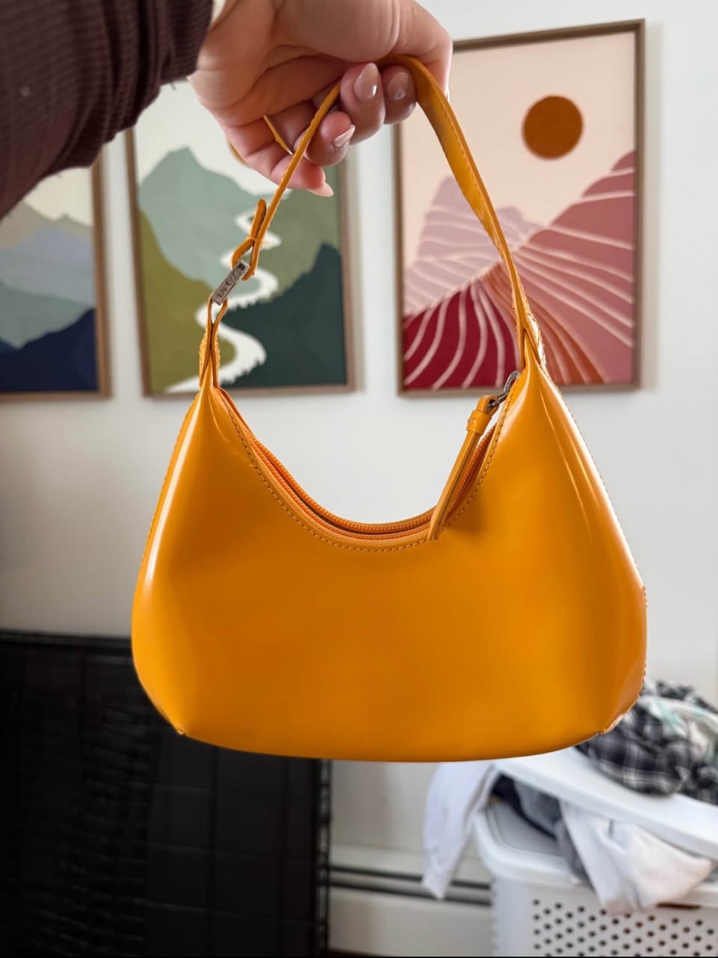 By Far Baby Amber Bag In Sunflower